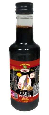 Соус соєвий 220мл CLASSIC "DANSOY" ПЕТ (1/10)
