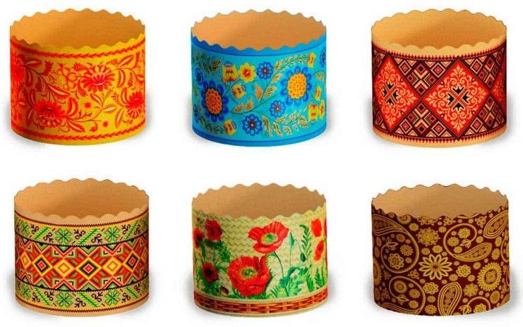 Паперові форми для випічки 300г "Пастель" 110*85мм мережі (1/150)