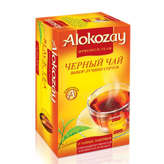 Чай "Alokozay Tee" 25п*2г Чорний з Лимоном КОНВЕРТ (1/12)