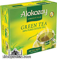 Чай "Alokozay Tee" 100п*2г Зелений (1/6) ЗНИЖЕНО ЦІНУ