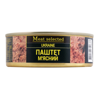 Паштет Meat Selected 240г М'ясний (яловичина+свинина) ж/б ключ (1/27)