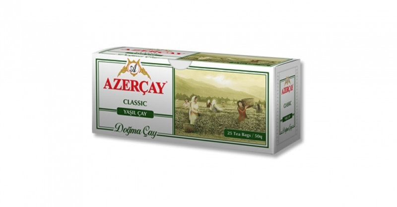 Чай &quot;Azercay&quot; 25пх*2г Зелений Yasil (1/24)