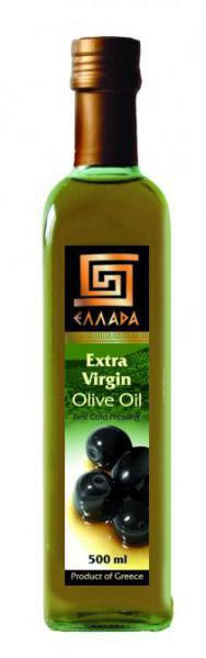 Олія оливкова "Ellada" Extra Virgen с/б 500мл (1/12)