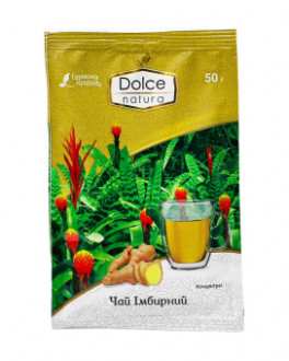 Чай концентрат &quot;Dolce Natura&quot; 12пх50г Імбірний (1*12/6)