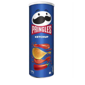 Чипси Pringles 165г Ketchup зі см. Кетчупу тубус (1/19)