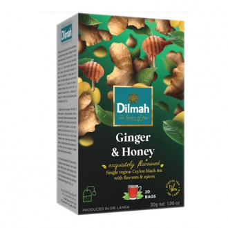Чай &quot;Dilmah&quot; 20п*1,5г Імбир та Мед з/я (1/12)