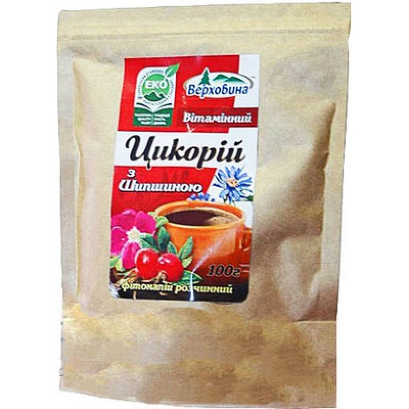 Напій ТМ Верховина Галка Цикорій розч. з шипшиною 100г м/у (1/20 або 24)