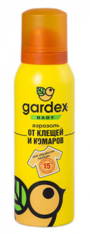 Аерозоль від комарів та кліщів Gardex Дитячий 100 мл (1/1)