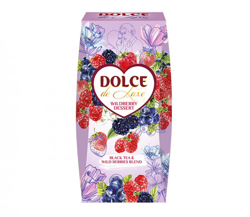 Чай &quot;DOLCE&quot; 90г Чорний Wildberry Desser (1/14)