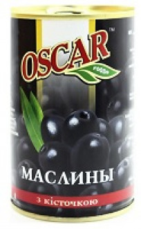 Маслини з кісточкою 280г OSCAR (1/12)