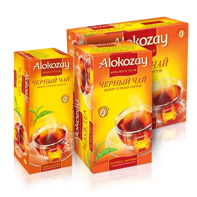 Чай "Alokozay Tee" 100п*2г Чорний (1/12)