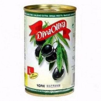 Маслини без кісточки 300г DIVA OLIVA (1/12) 