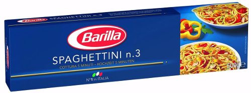 Макарони 500г Barilla Capellini №1 (Спагетті) (1/24)