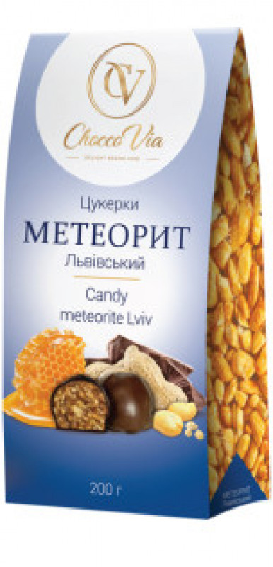 Цукерки  200г &quot;Метеорит Львівський&quot; &quot;ChoccoVia&quot; (коробка)