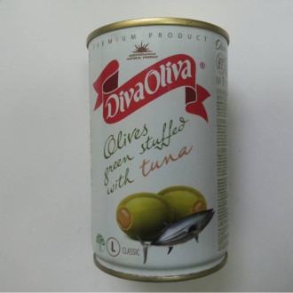 Оливки з тунцем 300г DIVA OLIVA (1/12)