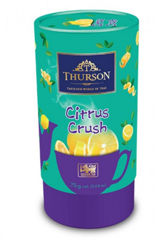 Чай &quot;Thurson&quot; 75г Чорний Citrus Crush тубус (1/24)