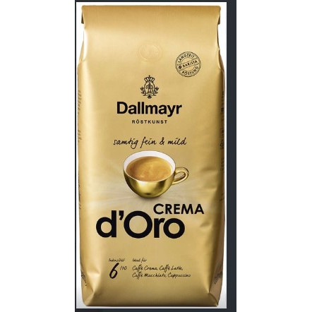 Кава Dallmayr зерно Crema D'Oro 1кг (1/8)