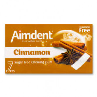 Жувальна гумка Aimdent 7pc Кориця (Cinnamon) 14,5г (1*24/12)