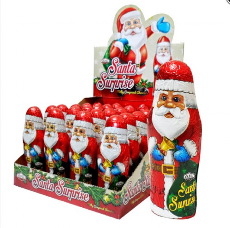 *NEW_YEAR Шоколадна фігурка Миколайчик (Santa Surprise) 38г*24