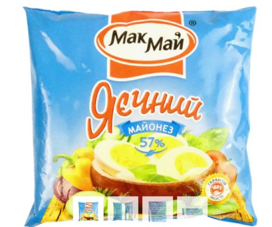 Майонез Яєчний 57% "МакМай" пакет 320г (1/20)