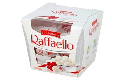 Цукерки Raffaello з цілим мигдалем 150г (1/6)