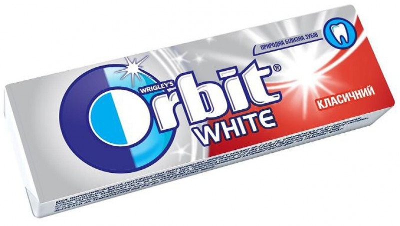 Жувальна гумка Orbit White освіжаюча м'ята 14г (1*30/20)