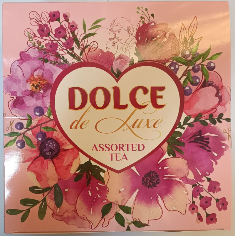 Чай "DOLCE de Luxe" 90ф/п*2г набір ASSORTED Асорті конверт (1/3)