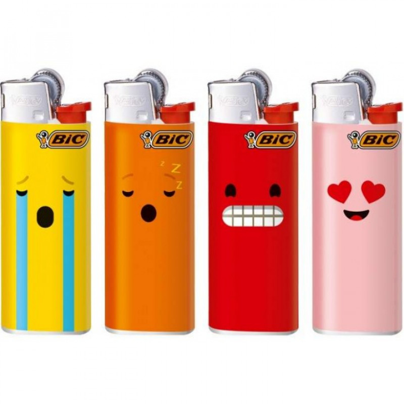 Запальничка BIC J23 ПОЗИТИВ непрозора асорті (1*50)