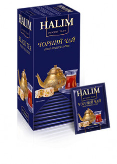 Чай &quot;Halim&quot; 25п*1,5г Чорний  КОНВЕРТ (1/12)