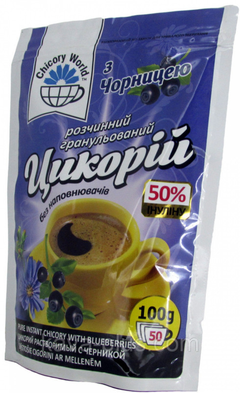 Напій Цикорій розч. гранульований з Чорницею 100г м/у (1/30)