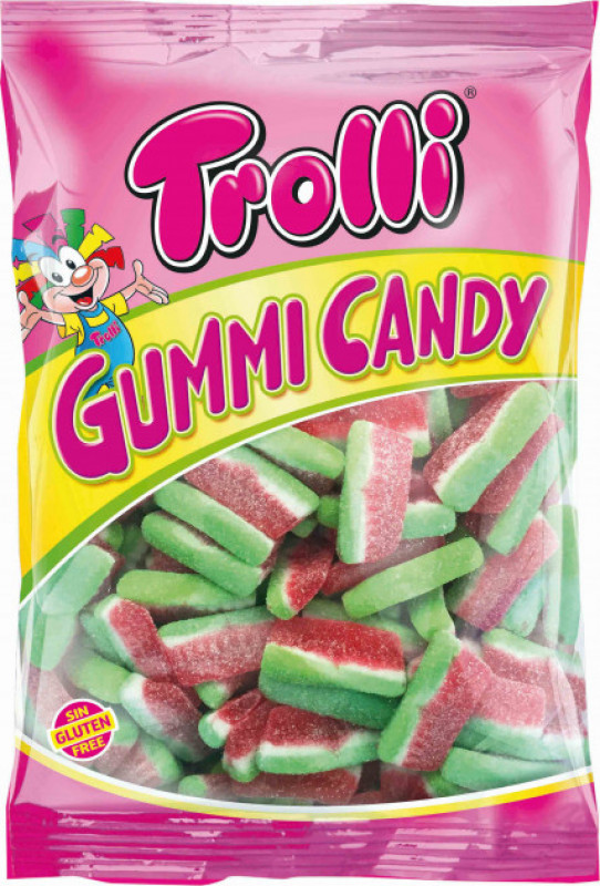 Цукерки жувальні Кавун 1000г Trolli пакет (1/6)
