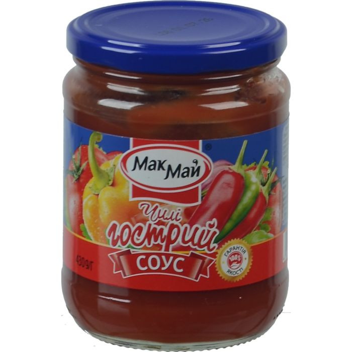 Соус Чілі гострий "МакМай" СКЛО-БАНКА 430г (1/12)