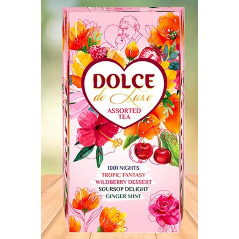 Чай &quot;DOLCE de Luxe&quot; 25ф/п*2г ASSORTED Асорті конверт (1/15)