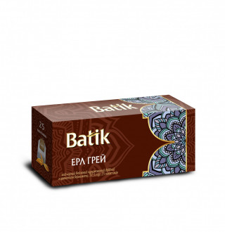 Чай &quot;Batik&quot; 25ф/п*1,5г Чорний Ерл Грей з бергамотом з/я (1/24)