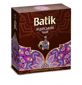 Чай &quot;Batik&quot; 100ф/п*1,5г Індійський чорний з/я (1/10)